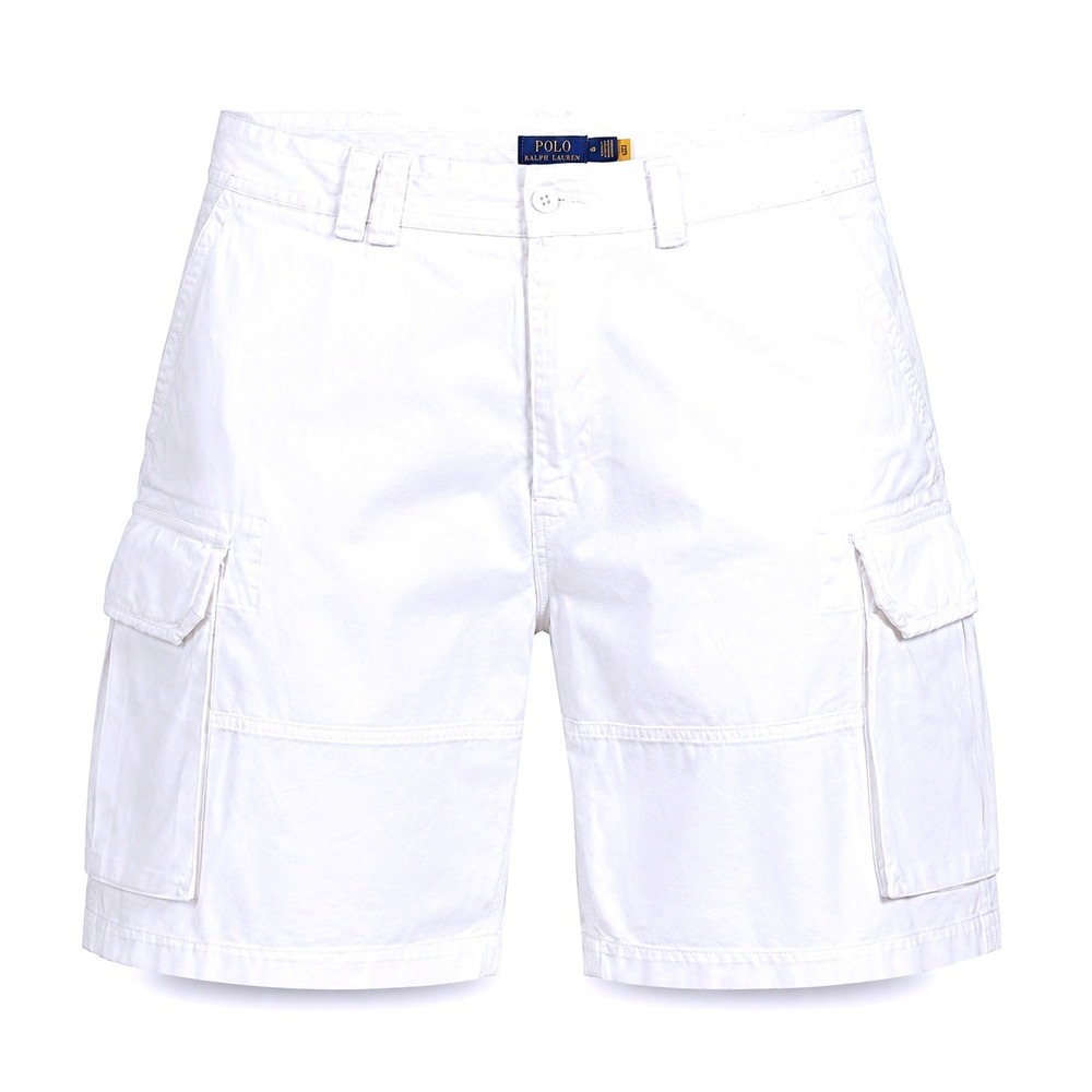 Polo Ralph Lauren Cargo Shorts Mens 40 White Classic Polo Chino Cotton Baggy